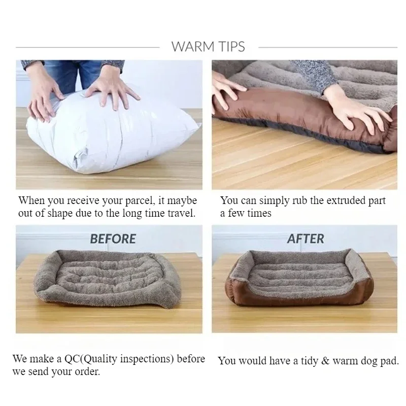 Picture 6: Bed for Cats Plush Cat Nest Kennel All Season Washable Dogs Sofa Winter Warm Thickened Kittens Bed XXS-XL Кровать Для Кошек Кот