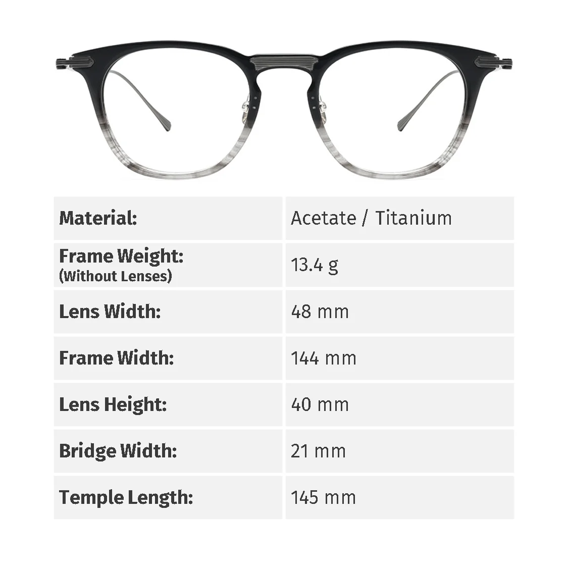 Thick Frame Glasses | Ultra Light Anti Blue Light Scratch Resistant Lenses | Myopia Hyperopia Astigmatism Eyeglasses