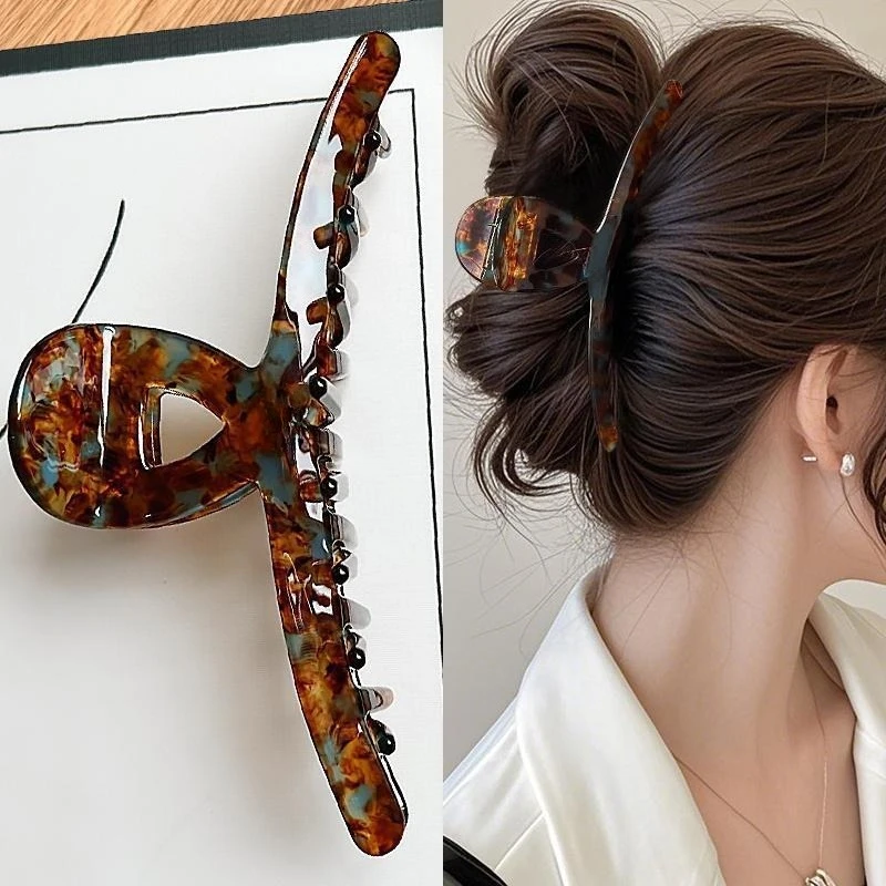 13cm Extra-Large Acetate Claw Clip 1 13cm Extra-Large Acetate Claw Clip