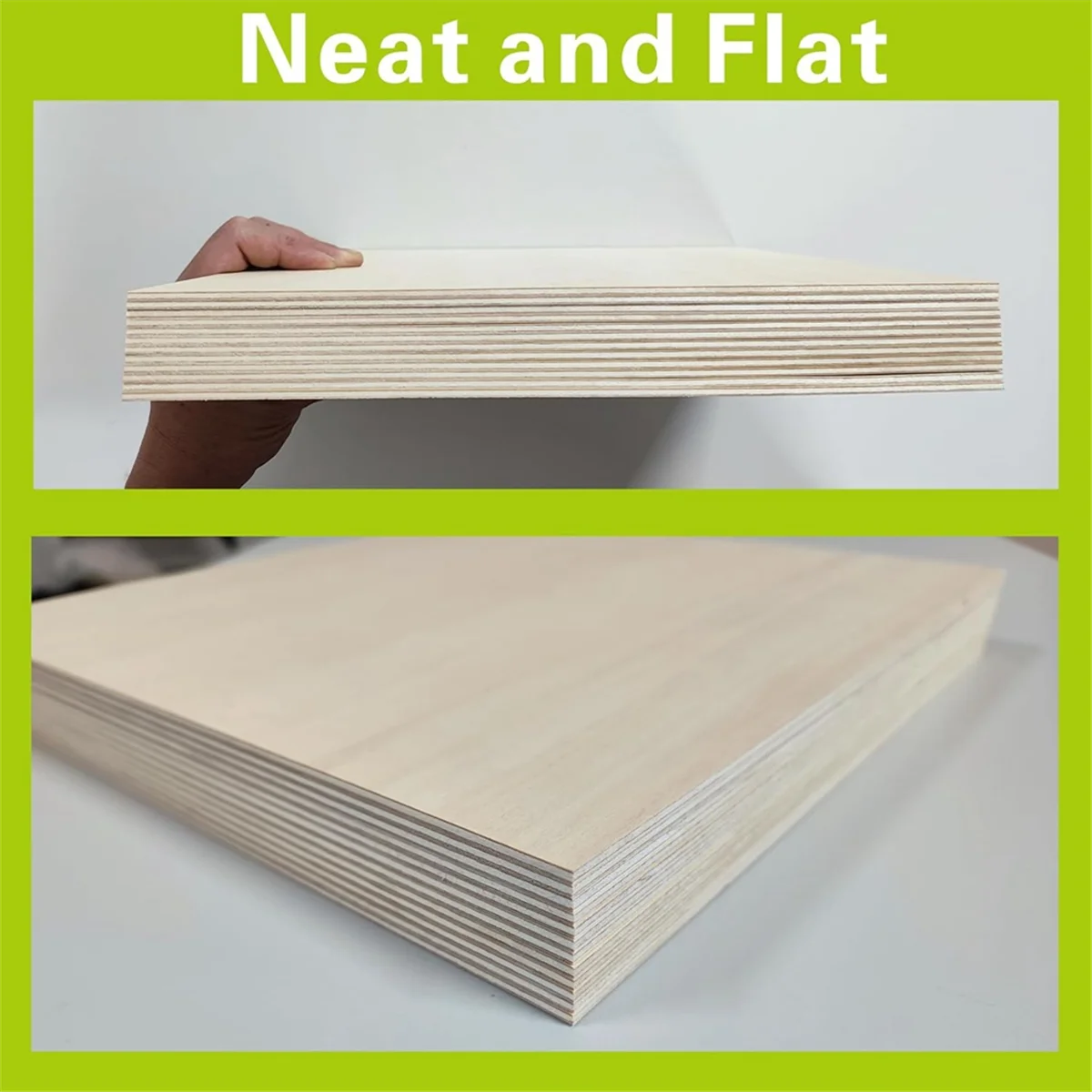 

Basswood Sheets 12 Pack,12x12x1/8Inch Plywood Sheets,3mm Basswood for Laser Cutting,Laser Engraving Blanks,DrawingJAS