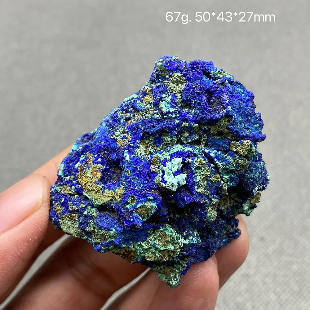 Natural shattuckite azurite raw stone mineral specimens cure crystal gem home decoration