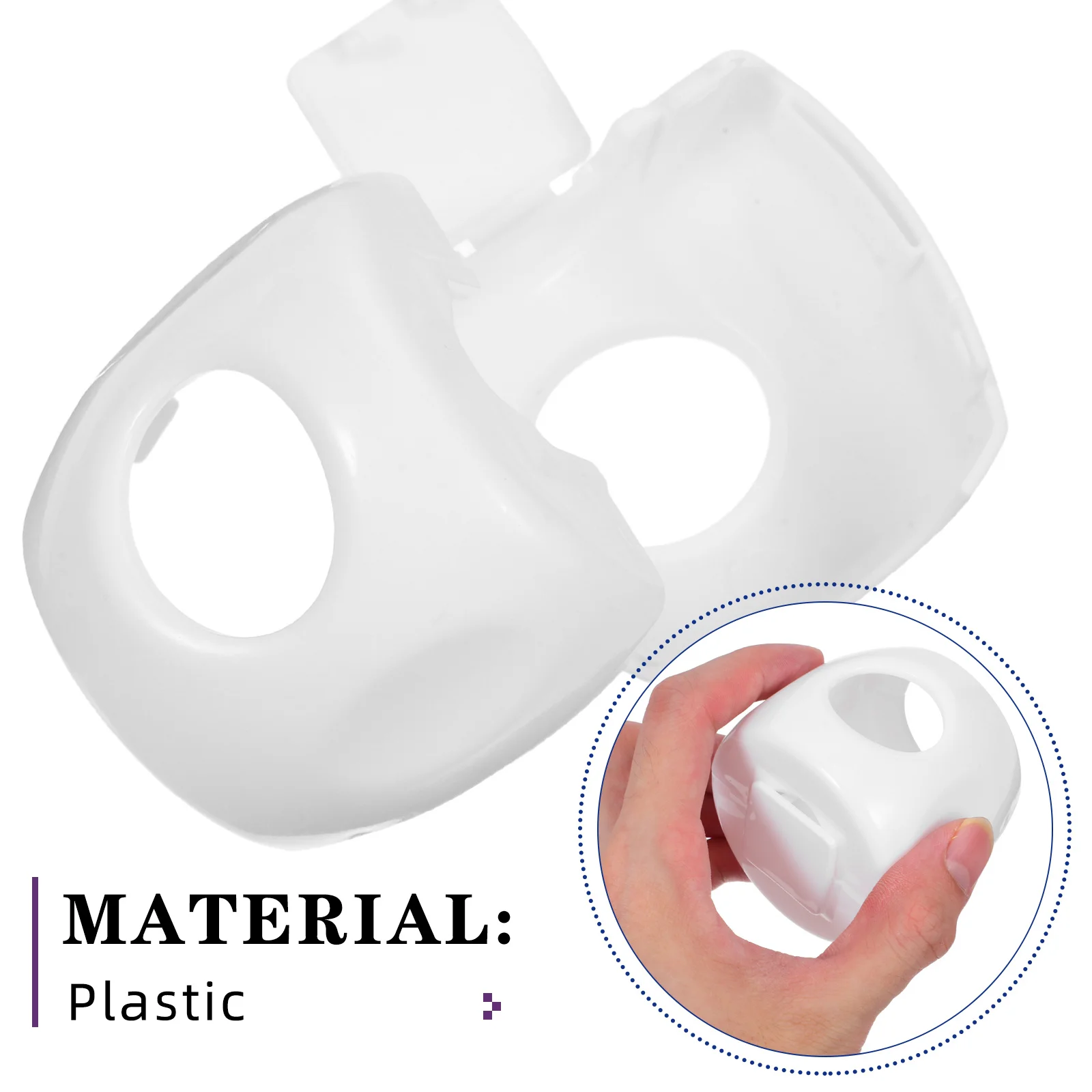 4 قطع من أغطية مقبض الباب المقاوم للأطفال، أقفال أمان للأطفال، تصميم عملي بسيط يضمن سلامة طفلك دون جهد