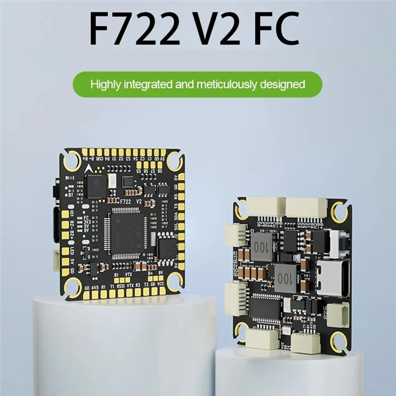 ABJF-F722 V2 Управление полетом ICM42688 OSD Черный ящик F722 V2 Модель контроллера полета Самолет