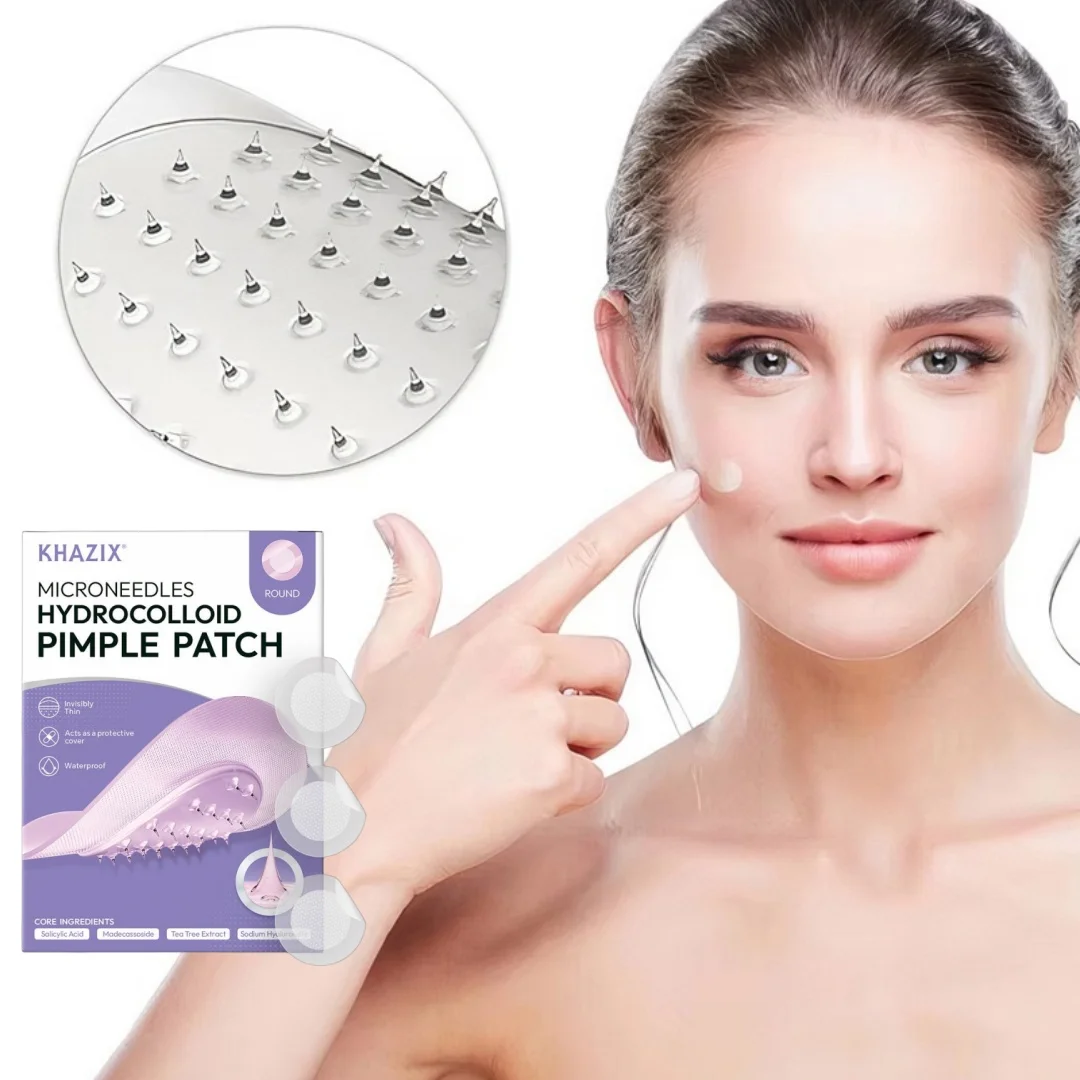 Overnight Micro-Dart Acne Patches - Dissolve Blemishes While You Sleep with Invisible Hydrocolloid Technology for AM Clear Skin.