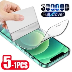 1-5Pcs Full Cover Hydrogel Film For LG Wing V60 V50 V40 W41 W31 K71 K91 K61 K52 K51 K50 K42 K41 K40 K22 Plus Screen Protector