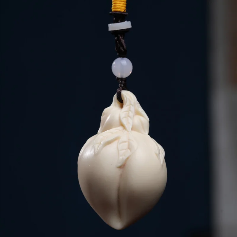 

Factory Direct Supply Ivory Nut Longevity Peach Handheld Artsy Object Birthday Celebration Elder Birthday Celebration Craft Gift