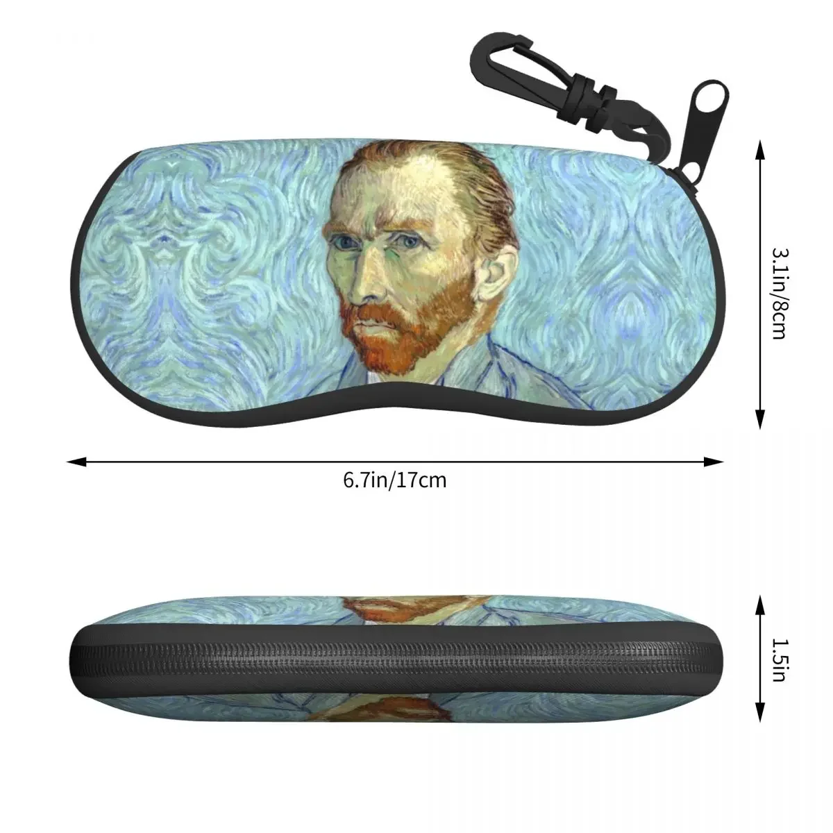 Self-portrait Of Vincent Van Gogh Shell Eyeglasses Protector Cases Cute Sunglass Case Glasses Bag