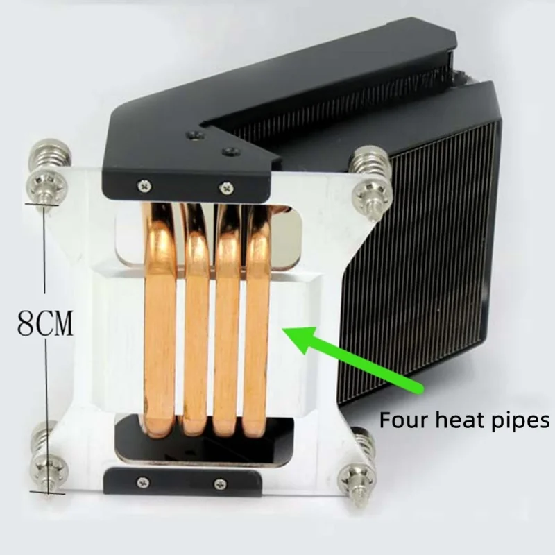 Imagem -03 - Dissipador de Calor para hp Z840 Z820 Ventilador de Refrigeração da Cpu Novo 749598001 0p105243 644315-001
