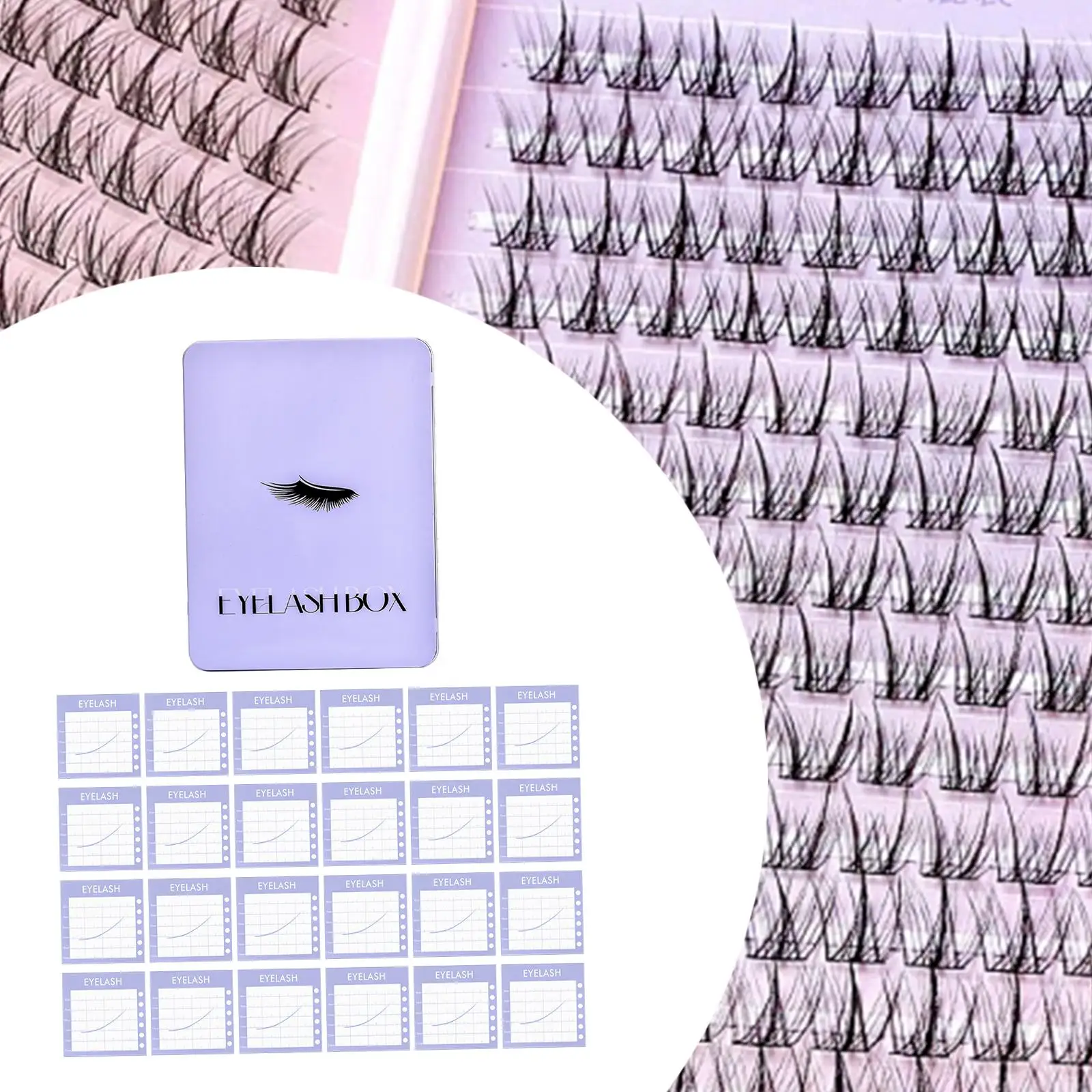 まつげ収納ケース つけまつげケース まつげディスプレイボックス まつげオーガナイザーホルダー メイクアップ用