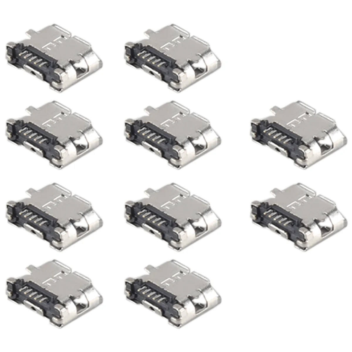 10 Pcs Spare Parts Type B Micro USB Female Jack Connector Port Socket Z