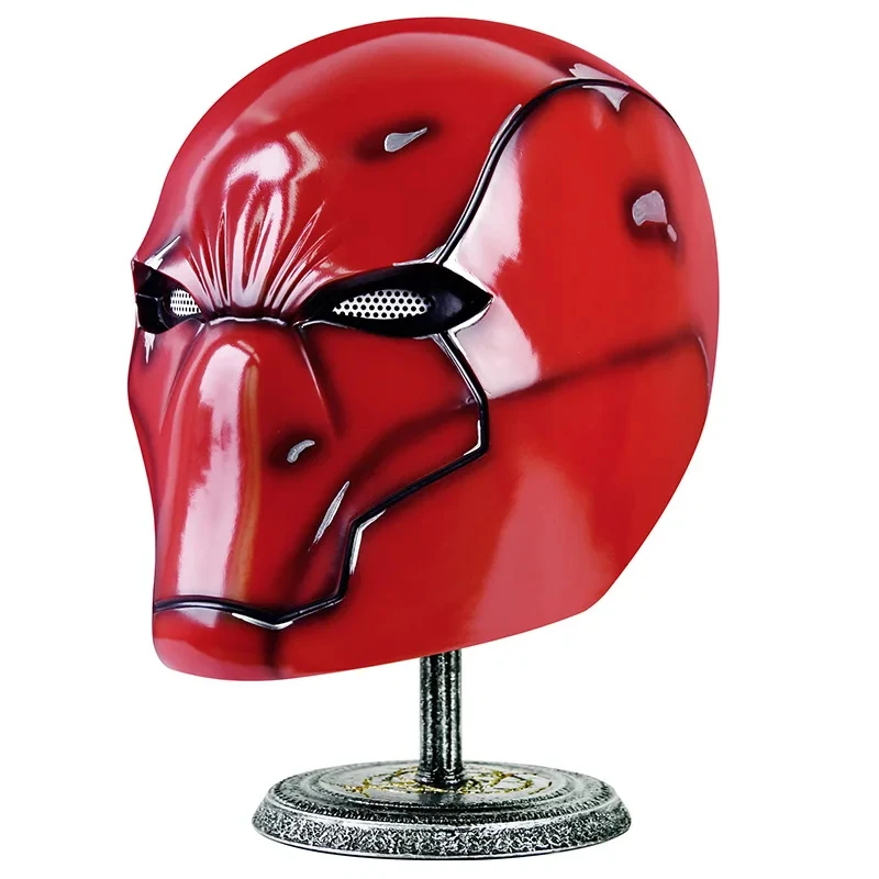 

Under the Red Hood Helmet for Man Resin Material Halloween Mask Masquerade Carnival Party Cosplay Props Accessories hf5]]