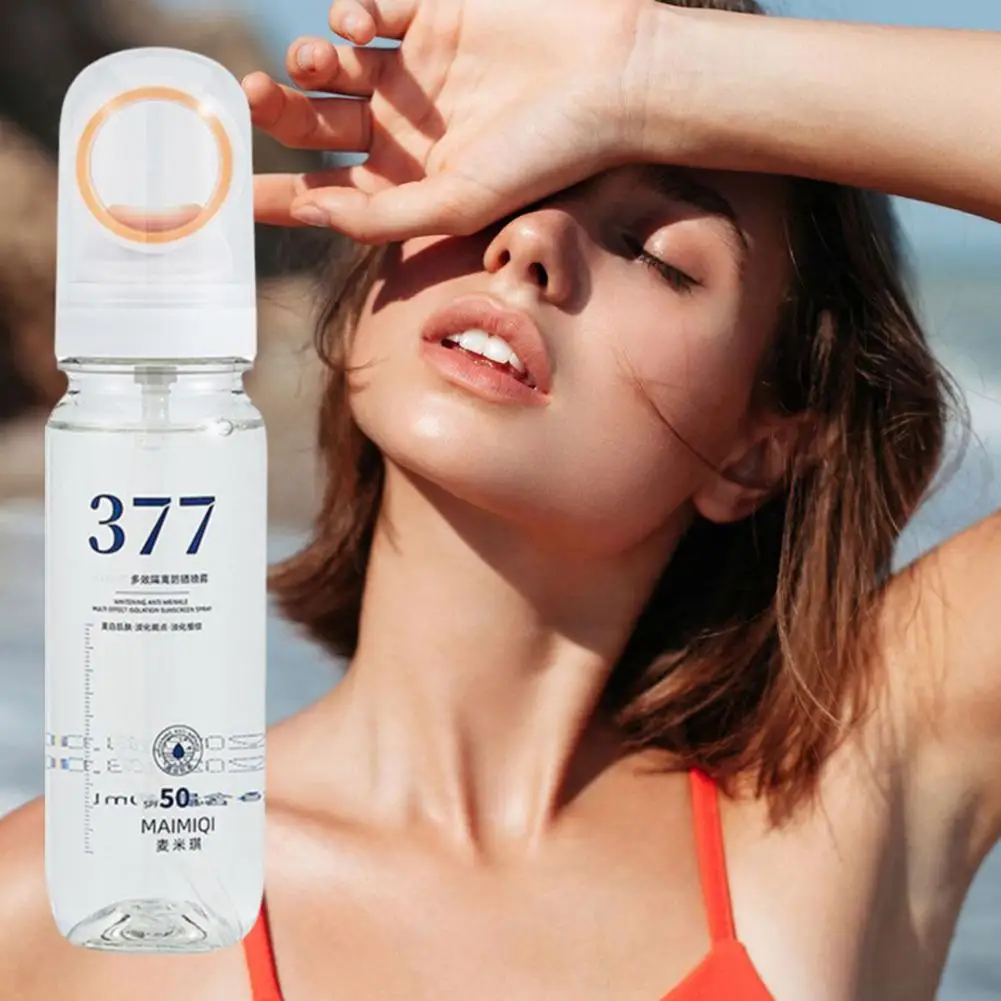 Whitening Facial Sunscreen Spray Moisturizing Anti Wrinkle SPF50+ Multi Barrier Sunscreen Spray Body Neck Beauty Skin Care image 4