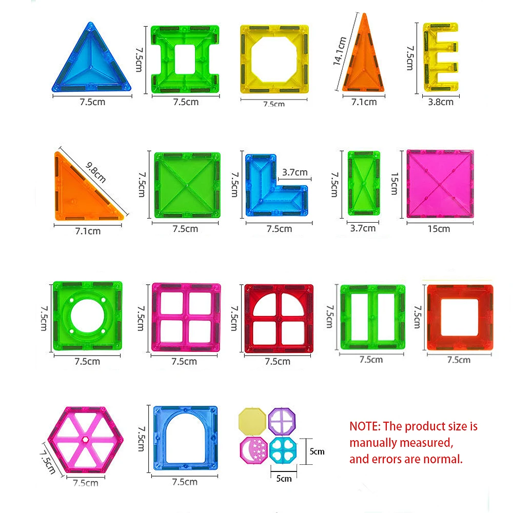 Zabawki edukacyjne dla dzieci klocki do budowy kolorowe okno element magnetyczny puzzle luźny kawałek magnetyczny klocek do budowy prezent