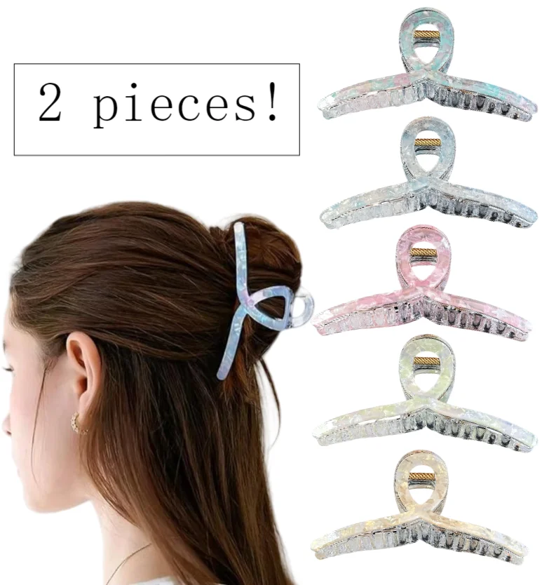 

Dowell New Style Fashionable Large Acrylic Hair Claw Clips Women's Girls Hairpin Hair Accessories