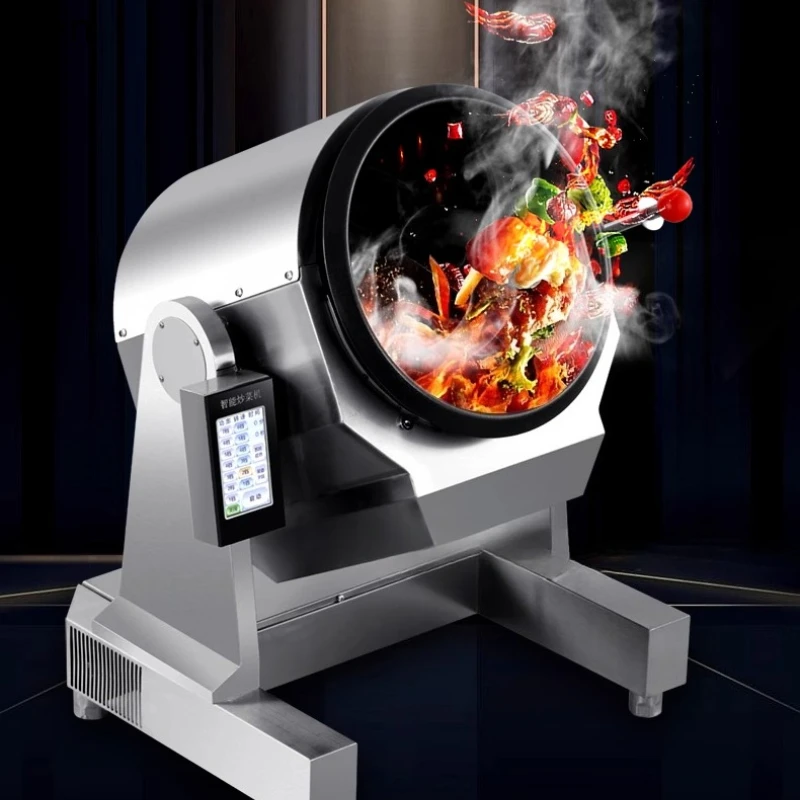 آلة الطبخ HTT آلة ذكية أوتوماتيكية آلة الوجبات الجاهزة البشرية آلة المكرونة المقلية الأرز المقلي