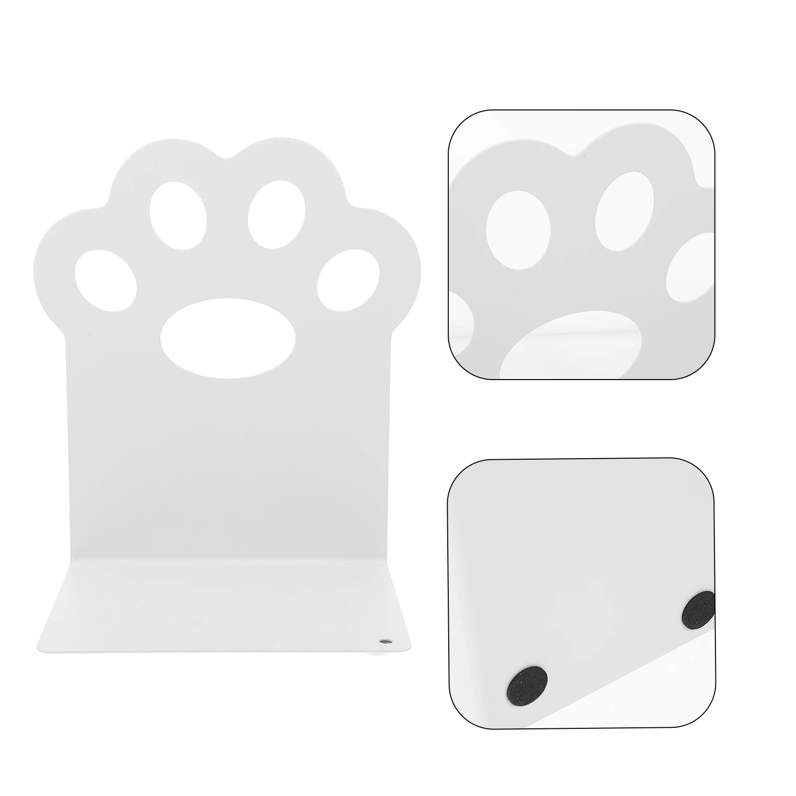 1 زوج القط باو الدفتين المعادن دراسة سطح المكتب المنظم حامل كليب مستقر الكتب بقوة تخزين الزخرفية متعددة الوظائف #1