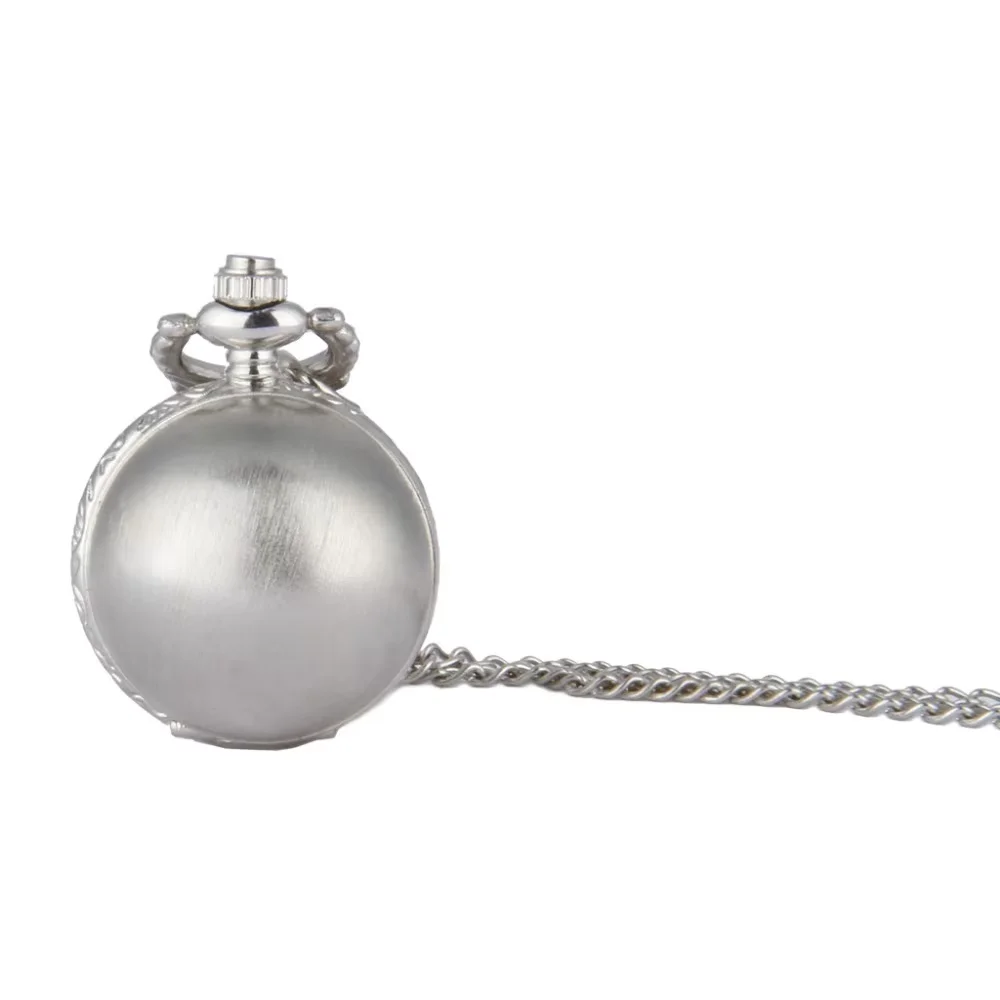 

Silver Ball Mini Fashion Pedant Reloj Retro Chain Men Women Exquisite Gift Fob Watch Hot New Pocket Watch