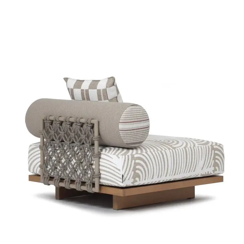 for Luxury outdoor sofas, outdoor terrace garden resort seating sofa furniture, custom furniture with wooden base, suitable
