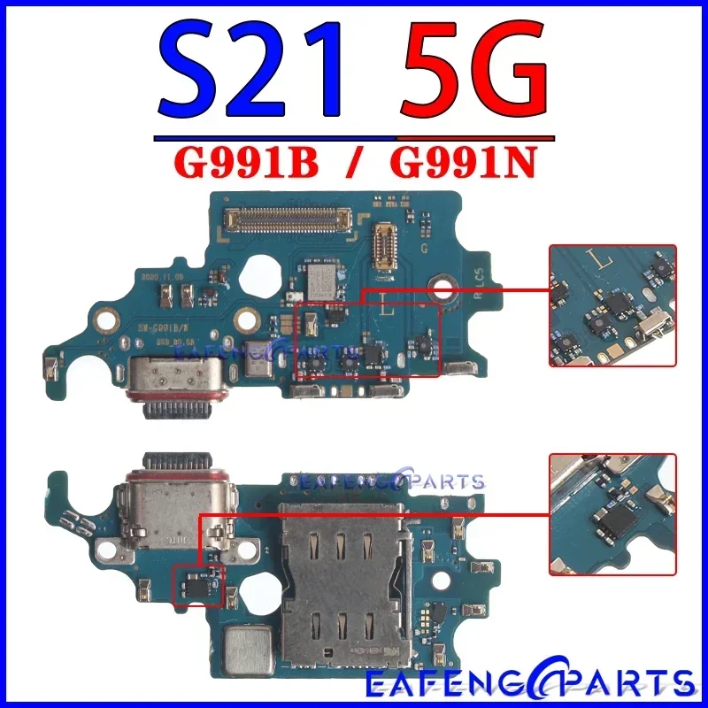 Usb Dock Charger Ports for Samsung Galaxy S21 S22 Fe Plus Ultra G991 G996 G998 G990 S901 S906 S908 B U N Charging Board Module