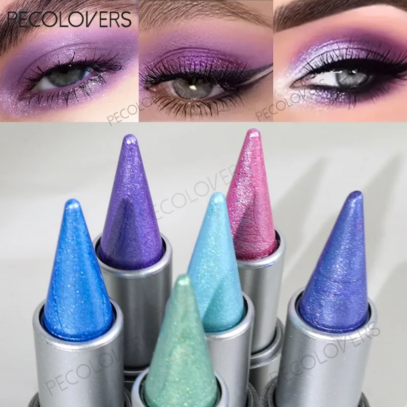 Farbiger Lidschatten, hohe Farbwiedergabe, geeignet für Urlaub und den täglichen Gebrauch, wasserfest und schweißfest, Augenkosmetik