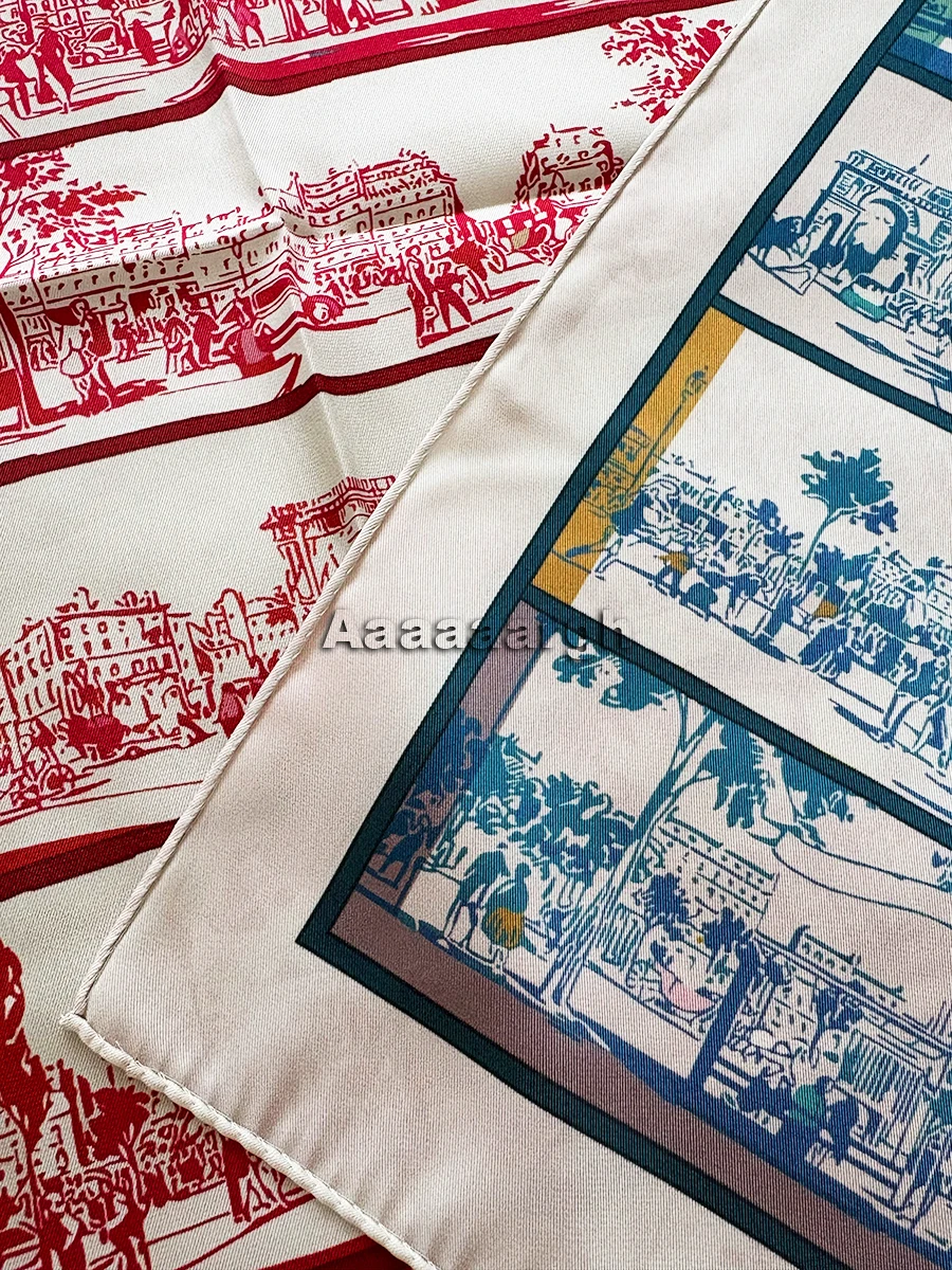 Lenço de Seda Feminino 70cm Lu - Luxury Bags Hong Kong avaliação e preço