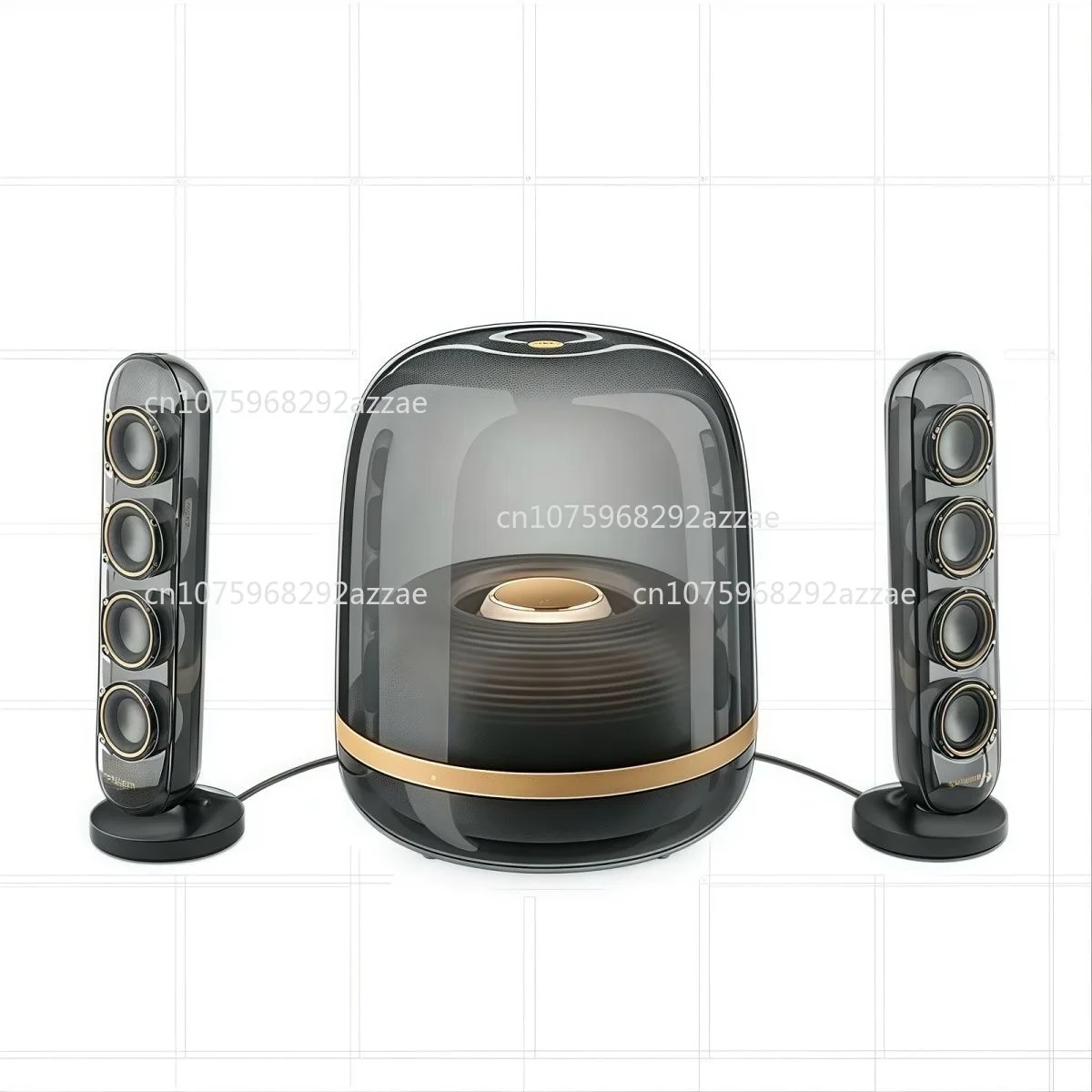 2.1 High-quality Bluetooth speaker Glazed 4 wireless home desktop audio voice intelligence