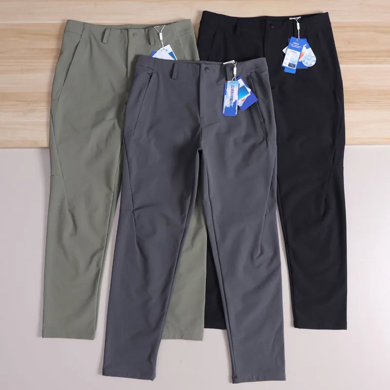 

Мужские уличные брюки 3D-кроя из нейлона: быстросохнущие, дышащие, мягкие, повседневные, спортивный стиль, прямой крой, на молнии