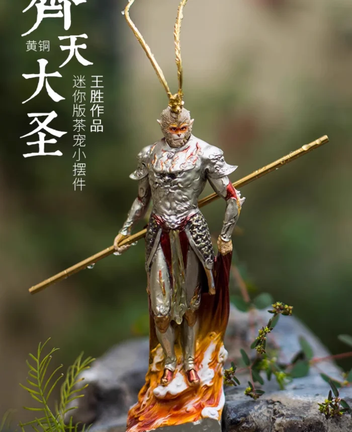 Qi Tian Da Sheng Sun Wukong Ornament Chinese Stijl Handgemaakt