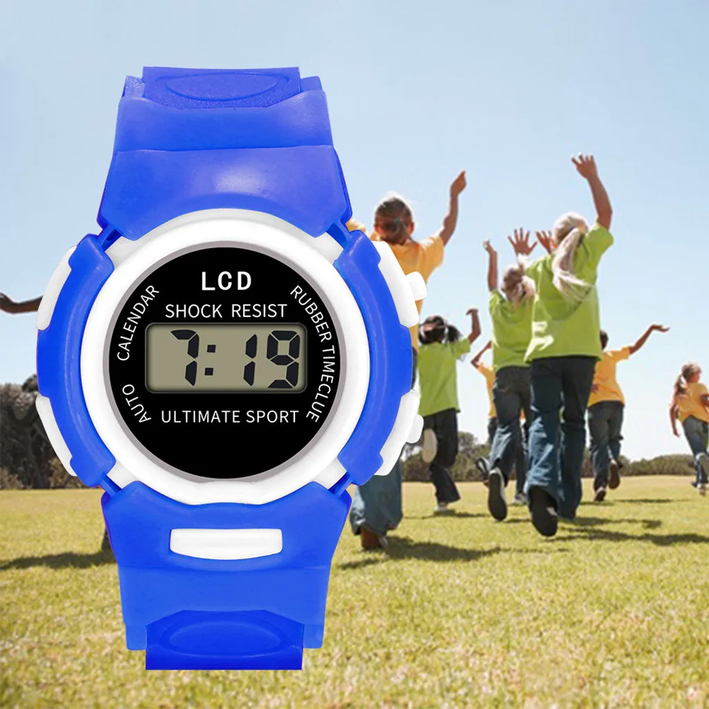 Relojes deportivos digitales multifunción para niños y niñas, reloj deportivo Led Digital para niños, relojes para estudiantes, reloj para exteriores