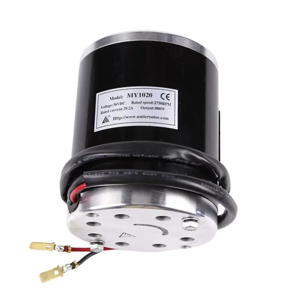 ATV Gokart  MY1020 800W 36V 25H  Brushed Motor for Buggy Scooter Tricycle  Quad Dirt BikeRazor Modified Part