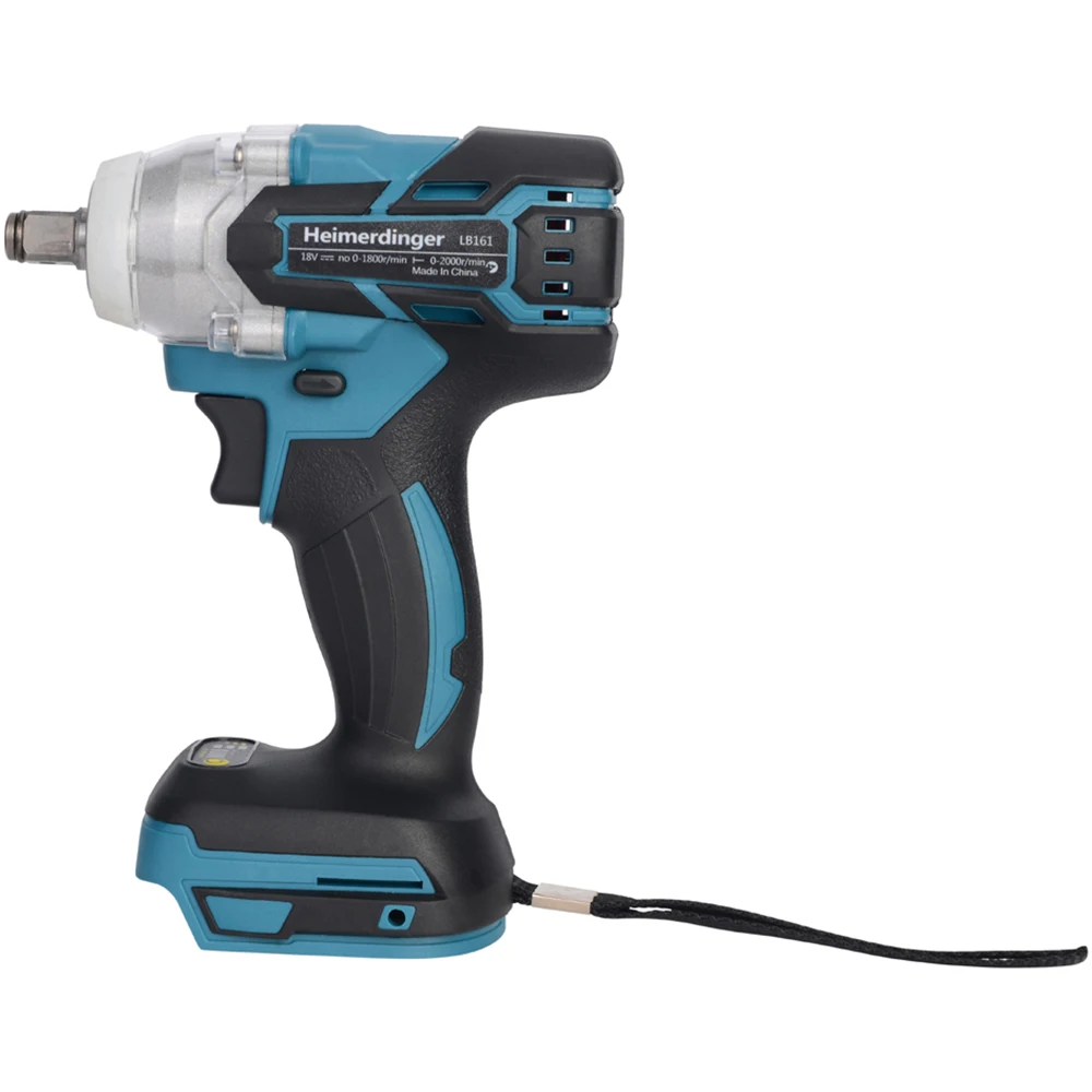 Electric Rechargeable Brushless Impact Wrench Cordless body with 19 21 22mm socket & Shank socket Adapter Quick-Release Driver