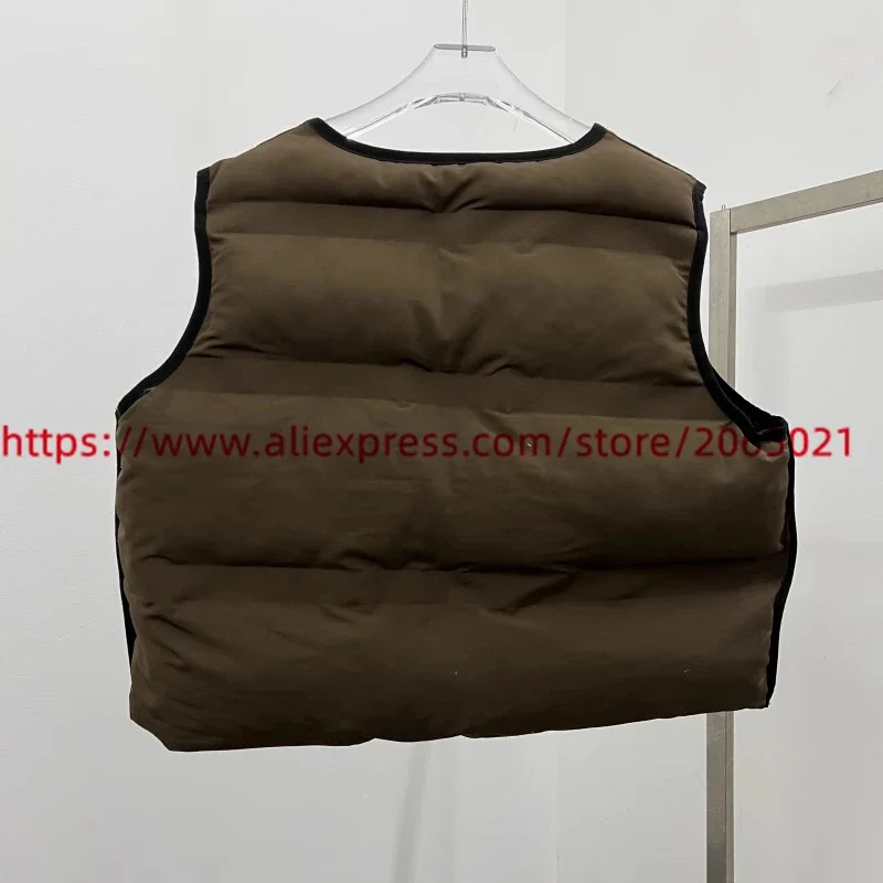 Sleeveless Season 8 Kanye West VEST Jacket Parkas Men Women Double Wearable Outerwear