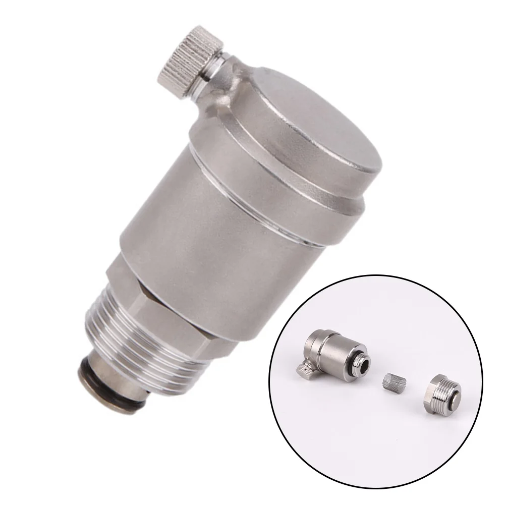 1Pc Stainless Steel Automatic Valve DN15 G1/2 Air Release For Solar Water Heater Pipeline Plumbing Fittings Accessories