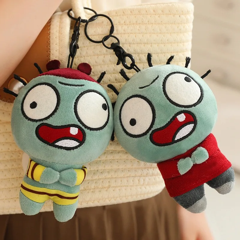 Anime Cartoon 2024 New Style Voice Speak Out Can Talk Zombie Doll Ugly and Cute Doll Bag Keychain Pendant