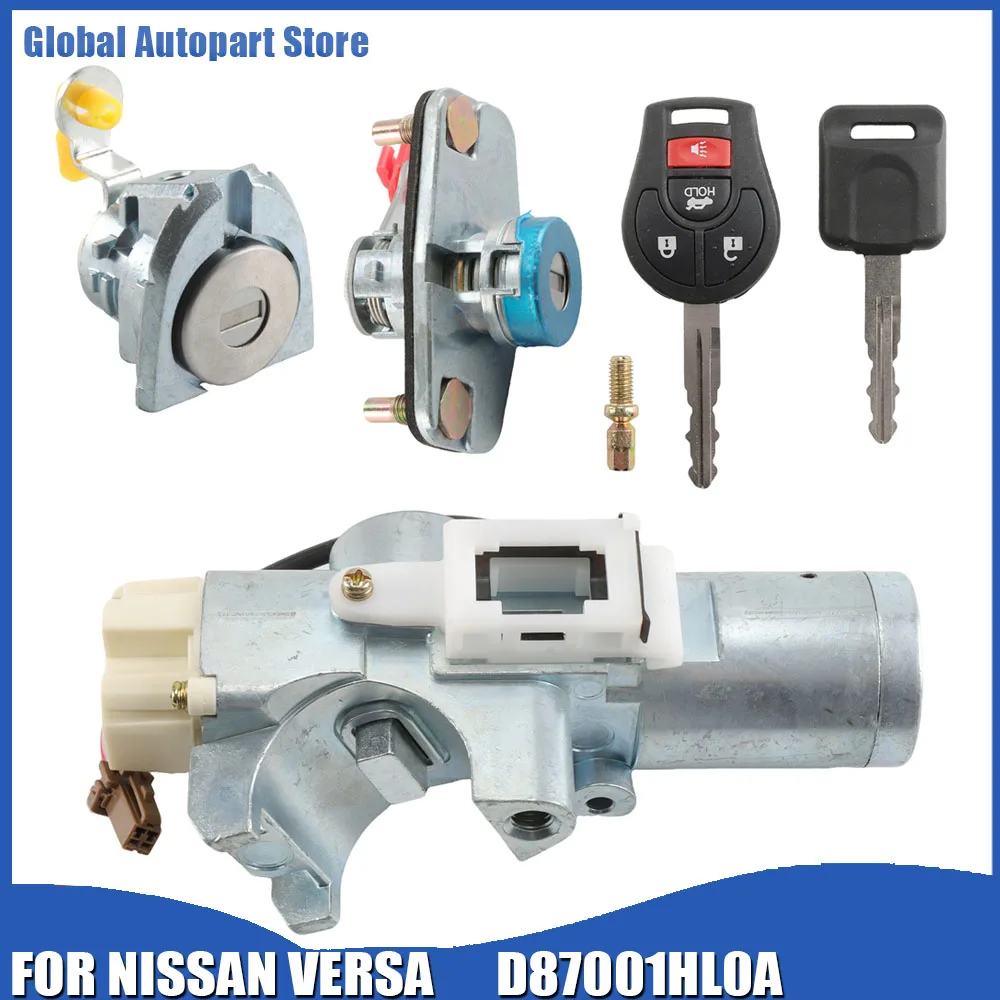 

Ignition Switch Assembly W/Keys For Nissan Versa 1.6L 2012-2019 For Nissan Versa Note 1.6L 2014-2019 D87001HL0A D8700-1HL0A