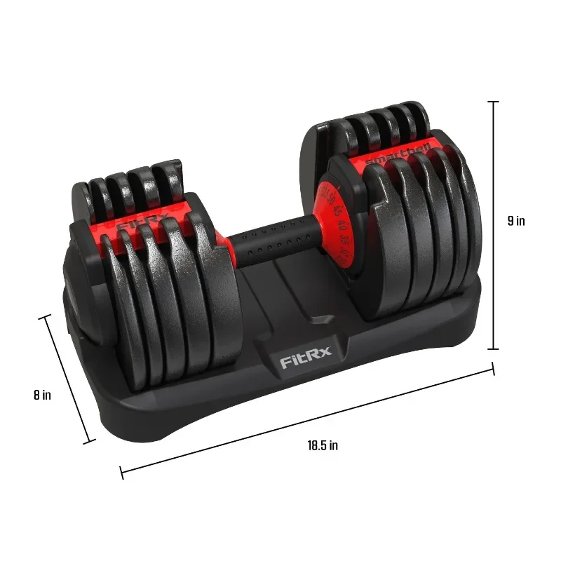 Adjustable Dumbbells, 52.5lb SmartBell Dumbbell Set with Quick-Select Weights for Home Gym