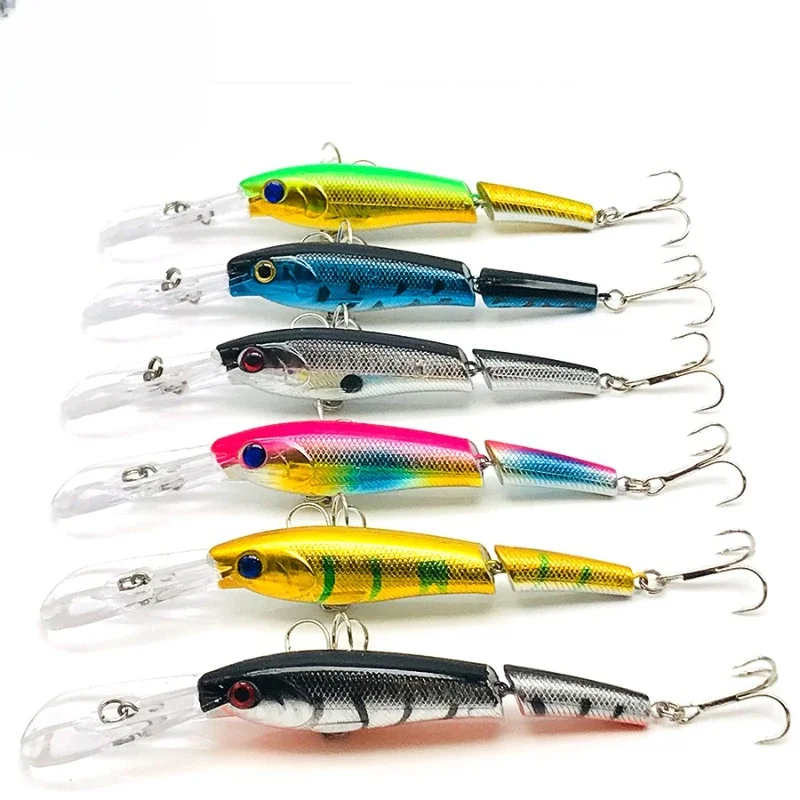 Grande esca artificiale/finta per la pesca/trota Swimbait Jerkbait Wobbler traina/luccio Bass Hard Minnow attrezzatura da pesca/esca mare 1 pz