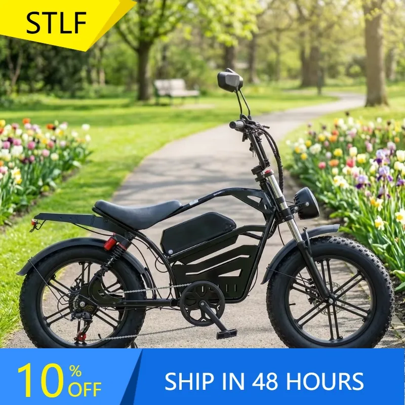 BR Hot Selling Vintage 2026 GREENSKY GS-02 Mountain Bike Fat Tire Adult Electric Motorcycle Bicycle Outdoor Camping Travel Ebike