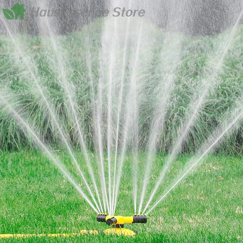 ※360 Degree Spinning Yard Sprayer Tandem Sprayer Irrigation Device Auto Grass H2O Sprayer Watering System Premium