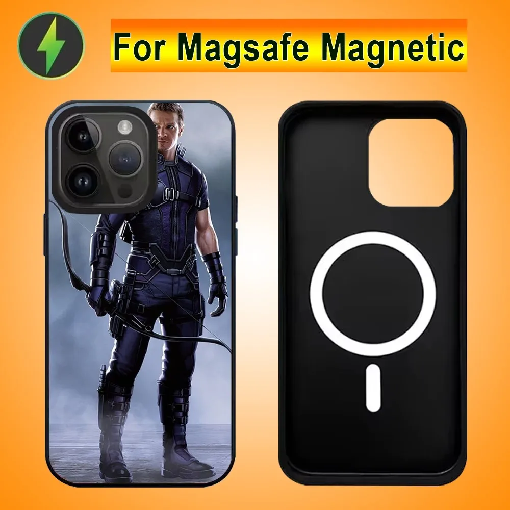 E-Eagle Eye Phone Case For IPhone 15 14 13 Pro Max 11 12 Mini Alex Mirror For Magsafe Wireless Charging Cover