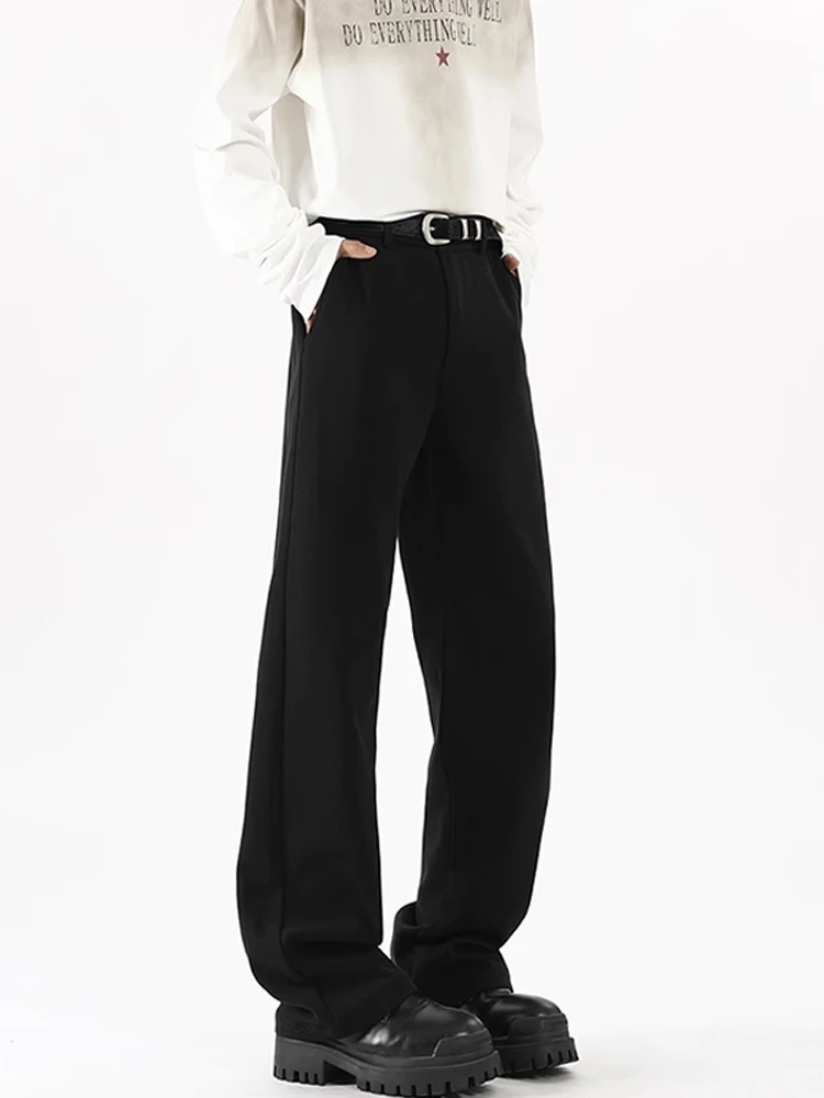 

Heavyweight Starry Night Thiened Winter Trousers Men's High Waist Slim Fit Casual Long Pants Bla Cleanfit Youth Faion