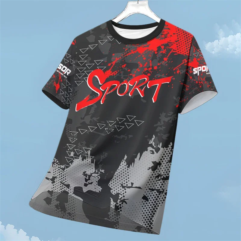 Trendy New Breathable Quick Drying Sport T Shirt for Men Women Running Sportswear Summer Outdoor Running Fitness Tee Tops