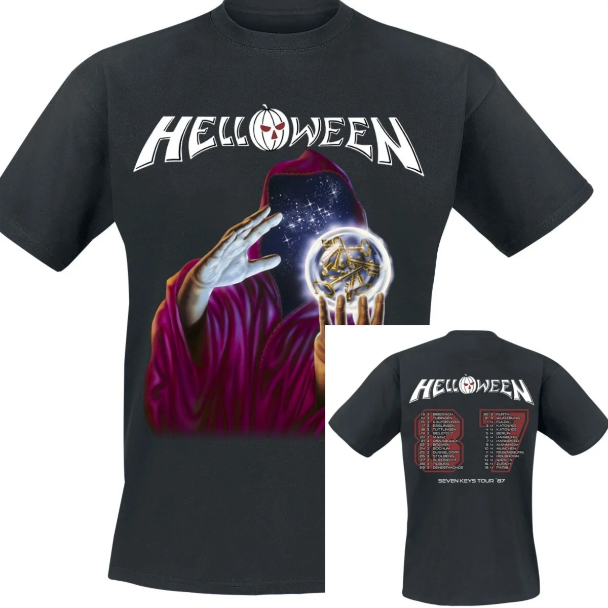 Keeper of The Seven Keys Helloween T-Shirt Men Women Vintage Metal