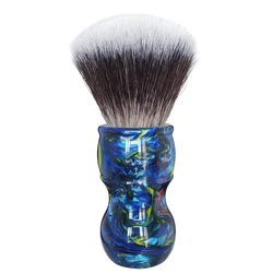 Dscosmetic blue galaxy G7 Soft and good backbone synthetic hair shaving brush for man wet shaving