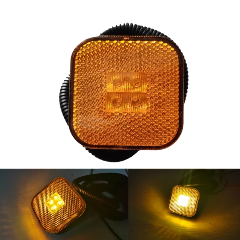 1.3M wires 24V LED Side Marker Lamp Used For MAN Tga Tgx Tgs Truck Bumper lights OEM 81252606101 81252606097