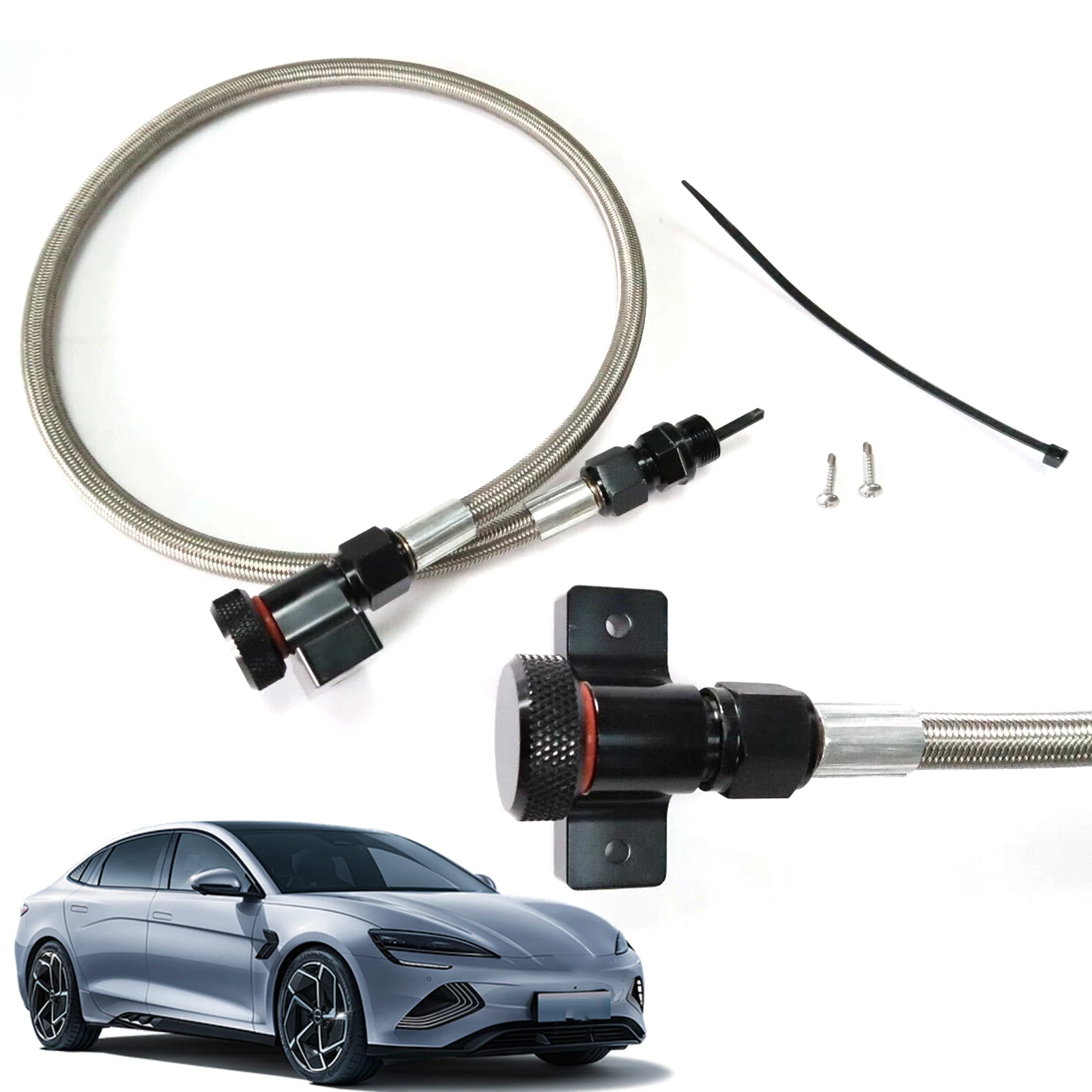 

22200 Engine Oil Dipstick Automatic Transmission Locking Dipstick Transmission Dipstick for Ford F150 2010-2023 6R80 10R80 4R70E