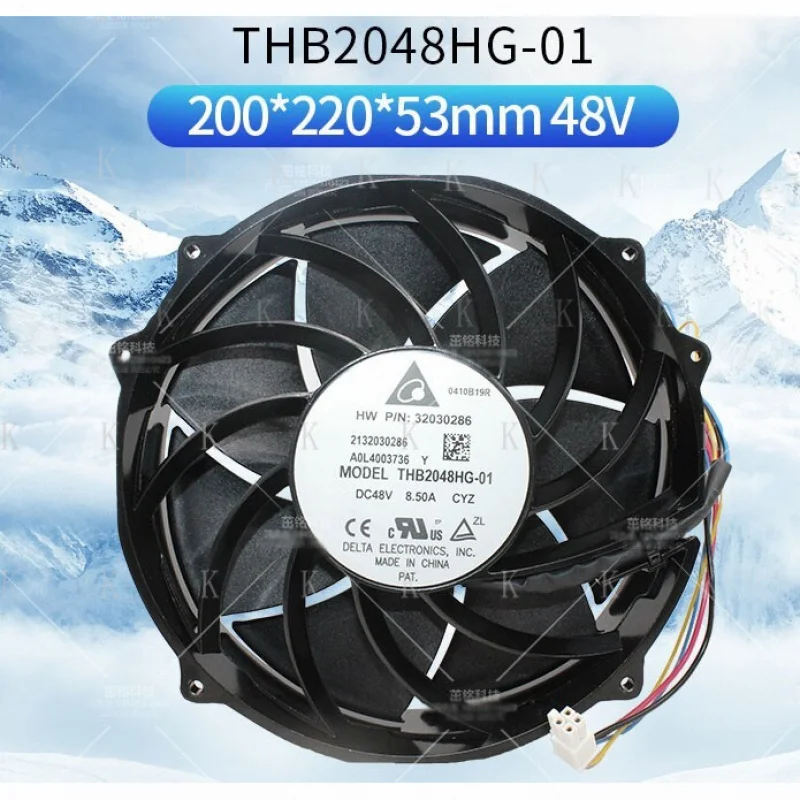 

C FOR Delta THB2048HG-01 20CM 48V 8.5A 408W high-power fan violent metal cooling fan