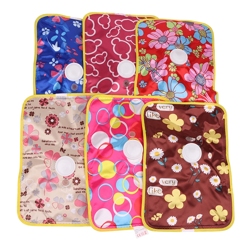 1Pc EU/US Rechargeable Electric Hot Water Bottle Hand Warmer Heater Bag For Winter Gifts Winter Hot Water Bottle Random Color.