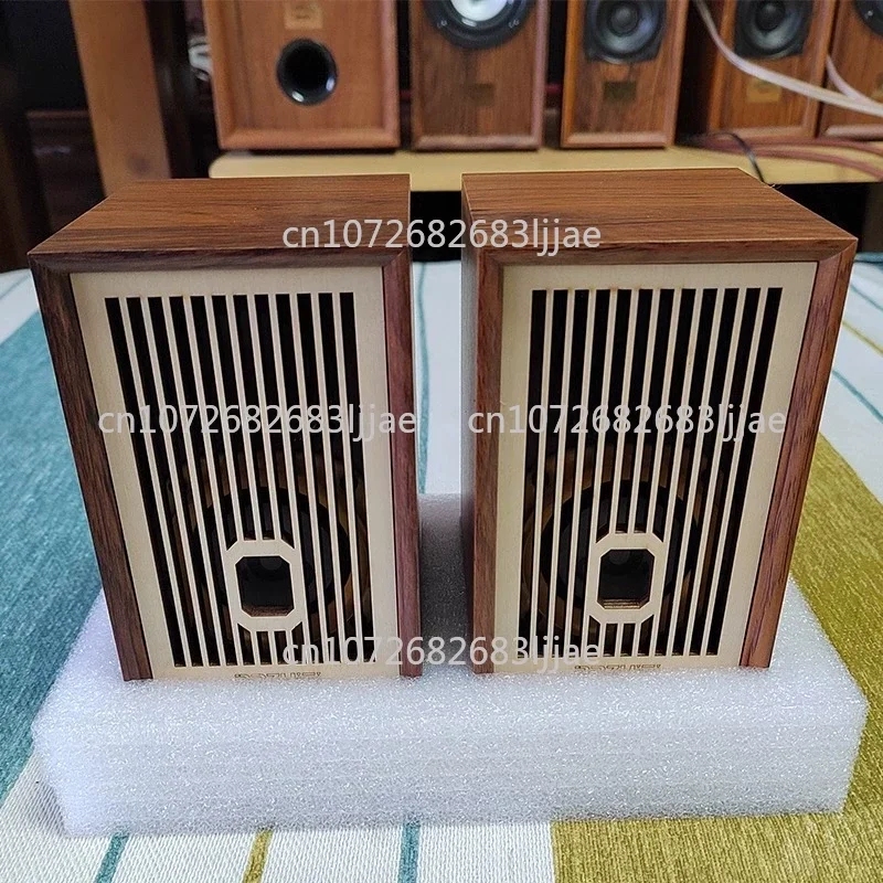 Audiophile-Grade Small Passive Speakers Bluetooth Home Bookshelf Computer Desktop Audio Power Amplifier Set