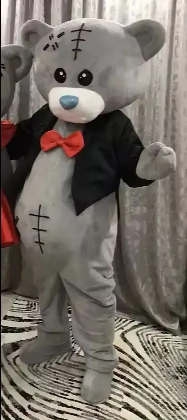

Wedding Teddy Bear Mascot Costume Role Play Outfits Adults Halloween Easter Bunny Birthday Party Carnival Cosplay Dress Suit
